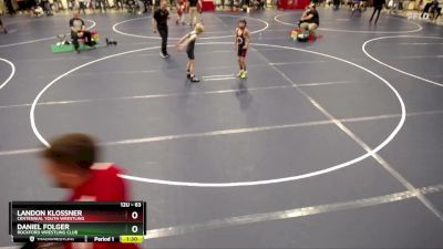 63 lbs Cons. Round 2 - Landon Klossner, Centennial Youth Wrestling vs Daniel Folger, Rockford Wrestling Club