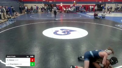 107 lbs Semifinal - Cam Baker, Burrell vs Javeon Chambers, Highlands