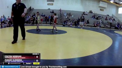 67 lbs Round 3 - Colton Wiseman, Contenders Wrestling Academy vs Parker Kleeberg, The Fort Hammers Wrestling