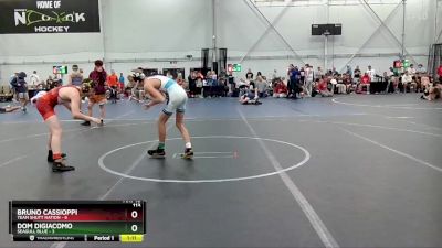 113 lbs Placement (4 Team) - Bruno Cassioppi, Team Shutt Nation vs Dom DiGiacomo, Seagull Blue