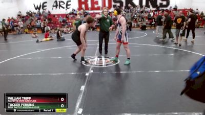 170/200 Round 5 - William Tripp, Palmetto State Wrestling vs Tucker Perkins, Bible Baptist Wrestling Club