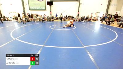 190 lbs Rr Rnd 2 - Trey Myers, Michigan Grapplers vs Alexander Berisha, Meatballs