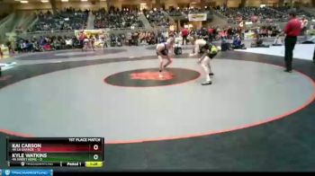 120 lbs Finals (8 Team) - Kyle Watkins, 4A Sweet Home vs Kai Carson, 4A La Grande