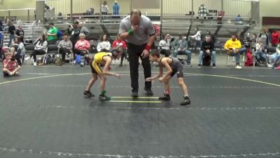 56 lbs Finals (8 Team) - Emmett Fournier, Michigan Matcats vs Liam Brent, Lowell WC