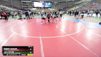 138 lbs Cons. Round 1 - Robert Darling, Hononegah Wrestling Club vs Jack Taylor, Greg Gomez Trained Wrestling