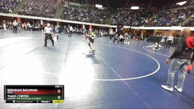 59 lbs Cons. Round 3 - Tiago Cortes, Hammer Time Wrestling Academy vs Brennan Bachman, Iowa