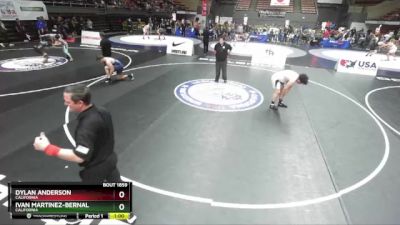 125 lbs Cons. Round 3 - Dylan Anderson, California vs Ivan Martinez-Bernal, California