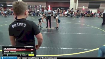 47 lbs Quarterfinals (8 Team) - Jack Freeman, Contenders Wrestling Academy Green vs Bryce Turner, Contenders Wrestling Academy Blue