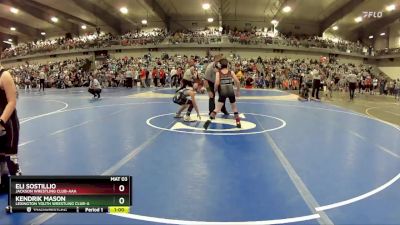 80 lbs Champ. Round 1 - Kendrik Mason, Lexington Youth Wrestling Club-A vs Eli Sostillio, Jackson Wrestling Club-AAA