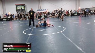 105 lbs Cons. Round 2 - Hunter Taff, Wrestling Factory vs Adler Hofer, MIGRTC