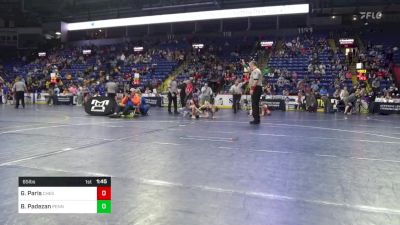 65 lbs Semifinal - Grayden Paris, Chestnut Ridge vs Ben Padezan, Penn Trafford