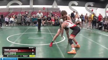 129 lbs Round 2 (8 Team) - Trace Johnson, Junior Terps Xpress (MY) vs Knox Verbais, Team Gotcha (IL)