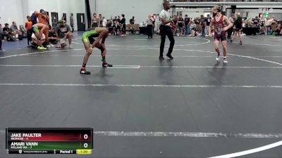 120 lbs Round 5 (8 Team) - JAKE PAULTER, RedNose vs Amari Vann, Myland WA