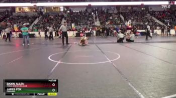 68 lbs Cons. Round 2 - James Fox, Fredonia vs Daxin Allen, Paola Wrestling Club