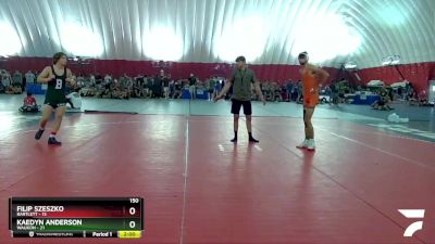 150 lbs Round 2 (10 Team) - Filip Szeszko, Bartlett vs Kaedyn Anderson, Waukon