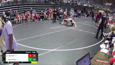 101 lbs Semis & 1st Wrestleback (8 Team) - Avah Garrett, Nebraska Red vs London Vermillion, Team Iowa