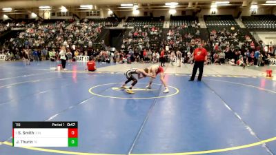 110 lbs Cons. Semi - Sawyer Smith, Doniphan-Trumbull vs Jax Thurin, Tri-State Grapplers