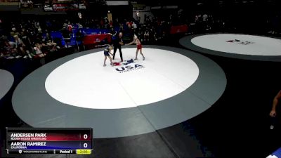 71 lbs Quarterfinal - Andersen Park, Rough House Wrestling vs Aaron Ramirez, California