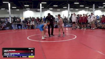 77 lbs Round 3 (8 Team) - Jack Holman, Utah vs McCoy Marthaler, Minnesota Red