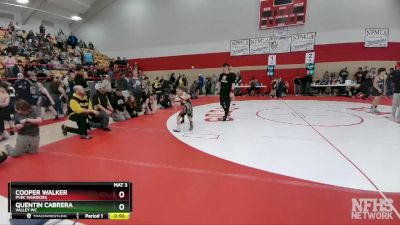 63-67 lbs Round 5 - Quentin Cabrera, Valley WC vs Cooper Walker, PVBC Warriors