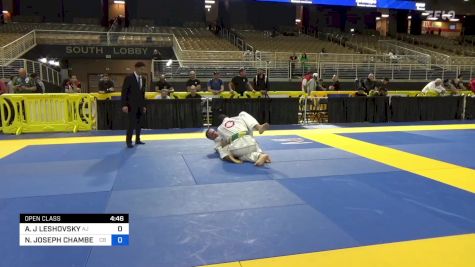 ANDREW J LESHOVSKY vs NAVARRO JOSEPH CHAMBERLAIN 2024 Pan Jiu Jitsu IBJJF Championship