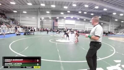 5-138 lbs Cons. Round 3 - Dominic Laconte, Patrick Henry (Roanoke) vs Joshua Barnhart, Warwick