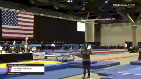 McKayla DeRuyter - Double Mini Trampoline, World Elite - 2021 USA Gymnastics Championships
