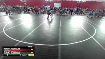 75 lbs Round 2 - Paisley Ritschard, Pec-Argyle Youth Wrestling vs Alayna Rodriguez, Wisconsin