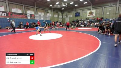 106 lbs Quarterfinal - Nathaniel Granados, Merced vs Hunter Jauregui, Fountain Valley