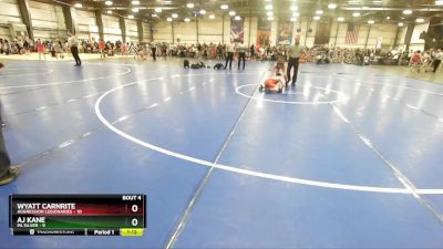 88 lbs Rd# 4- 2:00pm Friday Final Pool - AJ Kane, PA Silver vs Wyatt Carnrite, Aggression Legionaries