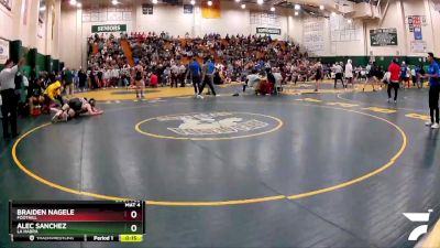 152 lbs Cons. Round 5 - Braiden Nagele, Foothill vs Alec Sanchez, La Habra