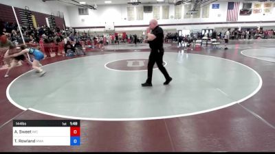 144 lbs Semifinal - Ava Sweet, Immortals Wrestling vs Thea Rowland, Myland Wrestling Academy