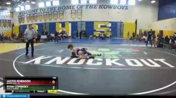 120 lbs Round 2 (8 Team) - Ryan Cominsky, Eagle Empire vs Justin Robinson, Black Hive