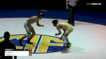 126 lbs Final - Ryan Franco, Clovis North (CS) vs Cleveland Belton, St. John Bosco (SS)