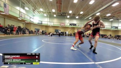 144 lbs Round 2 - Derek Sanchez, Unaffiliated vs Chance Hensley, Terminator Wrestling Academy