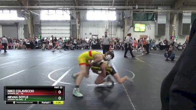 120 lbs Round 6 (8 Team) - Niko Colaveccio, Ranger WC vs Nevan Doyle, Askren WA Red