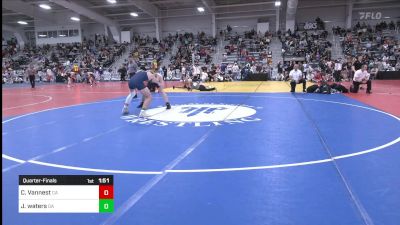 195 lbs Quarterfinal - Carter Vannest, CA vs Jackson Waters, GA