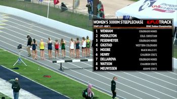 Women's 3k Steeplechase, Heat 1