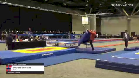 Michelle Sherman - Double Mini Trampoline, ETA - 2021 USA Gymnastics Championships