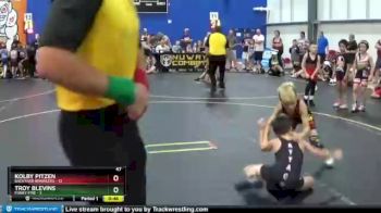 47 lbs Finals (8 Team) - Kolby Pitzen, Backyard Brawlers vs Troy Blevins, Funky Fire