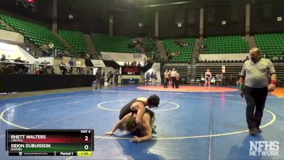 182 lbs Quarterfinal - Rhett Walters, Lincoln vs Deion Dubuisson, Hayden