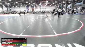 76 lbs Rd# 7- 10:45am Saturday Final Pool - Kooper Deputy, POWA vs Chance Wuhr, Terps Xtreme