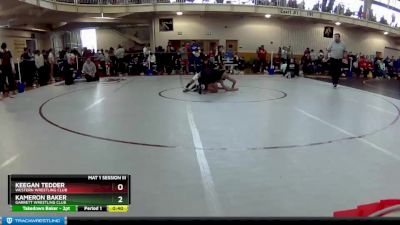 120 lbs Cons. Round 5 - Kameron Baker, Garrett Wrestling Club vs Keegan Tedder, Western Wrestling Club