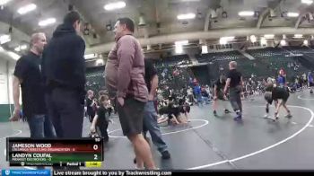 50 lbs Round 1 (6 Team) - Jameson Wood, Columbus Wrestling Organization vs Landyn Coufal, Midwest Destroyers