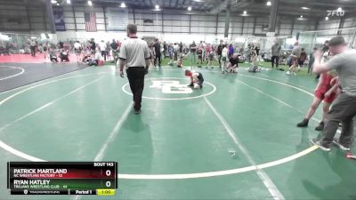 80/85 Quarterfinal - Patrick Martland, NC Wrestling Factory vs Ryan Hatley, Trojans Wrestling Club