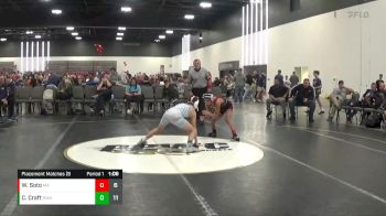 90 lbs Placement Matches (8 Team) - William Soto, Mat Assassins (PA) vs Cason Craft, Roundtree Wrestling Academy