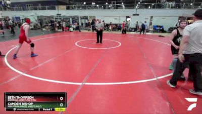 131 lbs Cons. Round 3 - Seth Thompson, Guerrilla Wrestling (GWA) vs Camden Bishop, Midlothian Miners Wrestling Cl