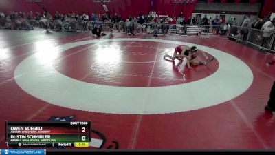 113 lbs Quarterfinal - Dustin Schmirler, Merrill High School Wrestling vs Owen Voegeli, Askren Wrestling Academy