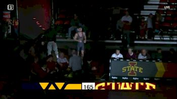 165 lbs Chase Straw (Iowa State) vs Nick Kiussis (West Virginia)