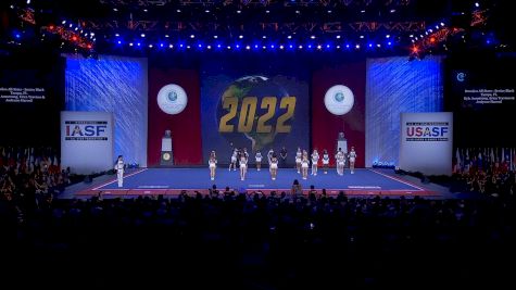 Brandon All-Stars - Black [2022 L6 Senior Small Coed Semis] 2022 The Cheerleading Worlds